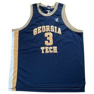 Vintage Starbury Georgia Tech Stephon Marbury NCAA Basketball #3 Jersey 2XL